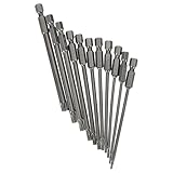 DEARMAMY Teiliges Schraubendreher Bit Verlängerte Bits mit Sechskant griff für Präzises Schrauben und Starke Magnetwirkung Langlebig und Vielseitig Einsetzbar