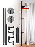 Bondelia Lisa Kleiderständer | Teleskop Kleiderstange ohne Bohren [STECKBAR] Coat Rack Offener Kleiderschrank System - verschiedene Varianten zur Wahl