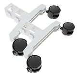 VALICLUD 2 Stück Heizkörper Fußstütze für Infrarot heizungen Drehbar Halterung aus Nylon und Eisen Robuste Basis für Elektrische Heizgeräte Einfach zu Montieren Stabil und Langlebig