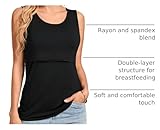 Sosolism Stillshirt Damen Dehnbar Stilltop Sommer Stilloberteile Mode,Schwarz,Größe L