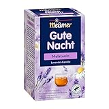 Meßmer Gute Nacht | Melatonin | 16 Teebeutel | Glutenfrei |...