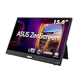 ASUS ZenScreen MB16AHV - 15,6 Zoll tragbarer USB Monitor - Full HD 1920x1080, 15W USB-C, Mini-HDMI, Autorotation, leichtes Design, Kickstand, Stativ Sockel - IPS Panel, 16:9, entspiegelt