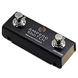 HOTONE Dual Footswitch Pedal Momentary 2-Way Pedal Fußschalter Regler Ampero Switch 6,35 mm