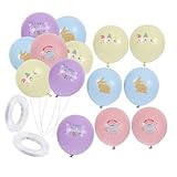DIKACA 14 Stück Partyballons Mehrfarbig Erste Blau Dekorationen Urlaub Ballongas Luftballons Osterdeko Party Feier Ballon Ballons Zum Thema Ostern Osterparty-ballon Osterballons Emulsion