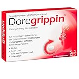 Doregrippin Tabletten 20 Filmtabletten bei Erkältungsschmerzen & verstopfter Nase - senkt das Fieber - für Kinder ab 11 Jahren