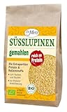 Eiweißreiche Süßlupinen, gemahlen, Bio, 500 g • mit 38% pflanzlichem Protein • aus deutschem Bio-Anbau • zur Eiweißanreicherung
