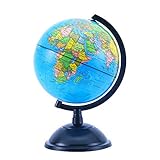 EXERZ 20cm Schülerglobus - Deutsche Karte - Globus Kinder Bildung Drehbarer - Pädagogische/ Geografische - Lehrmaterial Globen Politische Karte - Durchmesser 20cm