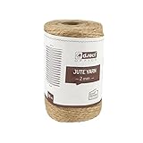 D.RECT 50m Jute-Schnur Natur Braun Jute-Kordel | Packschnur...