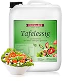 Feinwälder® Premium Tafelessig mit 10% Säure Biologisch gewonnener Essig Branntweinessig 1 x 10l Kanister