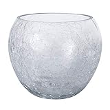 botle Orchideentopf Glas Kugel rund Übertopf Blumentopf Pflanzgefäß D 15 cm H 13 cm