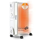 HEIMWERT Ölradiator energiesparend 2000 Watt - 9 Rippen Radiator mit 3 Schaltstufen 800 1200 2000 Watt - Heizkörper elektrisch mit ECO Modus I elektrische Heizung mit Thermostat Oil Radiator Heater