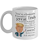 Donald Trump Kaffeetasse, 325 ml, Teetasse, Geschenkideen für Chef, Chef, Administrator, Geburtstag, Weihnachten, Präsident, konservative Republikaner