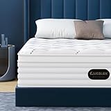 Queblox Matratze 90x200cm, Taschenfederkernmatratze Höhe 28 cm, 7-Zonen Orthopädische Matratze mit Komfortschaum, Gewebe mit weicher Oberfläche für Erwachsene, Härtegrad H3