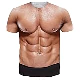Herren Sommer Grafik Tops Kurzarm Ausgehen Athletic Loose Fit T-Shirt Casual Rundhals 2025 Sommer Trendy T-Shirts Niedliche T-Shirts Herren Schwarz