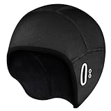 Fahrradmütze Fahrrad Helm MüFahrradmützetze Radmütze Unterziehmütze Herren/Damen Fahrrad Kappe Sportmütze Laufmütze Bike Warm Cap Winter Winddichte Wintermütze Atmungsaktiv Helmmütze (Black)