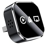 Auto-Bildschirmspiegelungsadapter – Kabelgebundener, Kabelloser Media-Player-Konverter, Kompakt, Tragbar | Fahrzeug Audio Video Streaming Telefon Film Ansehen Navigation Unterhaltung Reisen Pendeln Dr