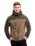 RevolutionRace Silence Proshell 3L Jacket, Herrenjacke, belüftete und wasserdichte Jacke für Wanderungen und andere Outdoor-Aktivitäten, Cub 3.0, XL