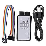 USB Logic Analyzer-Geräteset Mini Digital Pocket Size 8-Kanal-Eingangsspeicher 24 MHz für eine Vielzahl von Decodierungsfunktionen