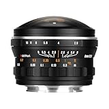 AstrHori 6 mm F2.8 220° Ultra Wide Circular Fisheye Objektiv Manueller Fokus Vollformat Prime Objektiv für Leica L Mount spiegellose Kameras