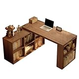 Schreibtisch L Form Eckschreibtisch Computertisch Eckschreibtisch mit Stauraum für Homeoffice Bürotisch Schreibtisch 120cm-A