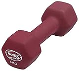 Neopren-Hantel Kurzhantel Dumbell Aerobic Fitness Walking rutschfeste Oberfläche eckig 3kg (1 Stück)