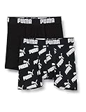 PUMA Jungen Boxer, Black, 146-152 (2er Pack)