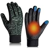 Fahrradhandschuh Herren Handschuhe Winterhandschuh Warm - Sporthandschuhe Touchscreen Winddicht Rutschfest Laufhandschuh Dünn Fleec Thermo Softshell Frau Für Sport Running Fahrrad Joggt Outdoor