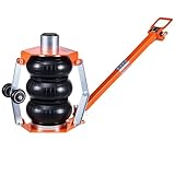 VEVOR pneumatischer Wagenheber 3 t Pneumatikheber mit erhöhter Säule & verstellbarem Griff & Dreifach-Luftfederung, 145–410 mm Hubhöhe, schnelles Anheben, Druckluftwagenheber für Pkw SUV Pickup