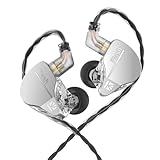 KINBOOFI KBEAR Flash Dual Drviers Hybrid In-Ear-Kopfhörer, Leichter kabelgebundener Ohrhörer geräuschisolierender In-Ear-Monitor mit abnehmbarem 2-PIN-Kabel für Musiker, Bühne