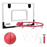 Relota Basketballkorb Indoor Kinders, Basketball Korb Zimmer, Minis Basketballs Hoop Einhängen, Basketballkörbe Set, Kleiner Basketballkorbs und Basketball, An Die Tür Hängen, Kinderspielzeugset