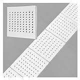 Linearer Duschrinne aus Edelstahl mit Vierkantrost, verhindert Verstopfungen in Küche und Bad