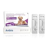 Anbio 2X Canine Coronavirus Antigen (CCV Ag) Schnelltest CCV AG CCOV Hunde Canine Veterinary Health Home Test Quick Test
