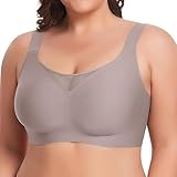 Minimizer BH Damen Ohne Bügel Große Größen Mesh Vollschalen Starker Halt Große Brüste Ungepolsterte Rücken Komfort Soft Elastizität Klassische BHS