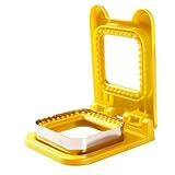 SageFurned Sandwichmaker und Versiegelungswerkzeug aus Edelstahl mit lustigen Formen für Kinder, krustlose Sandwichpresse mit auslaufsicherem Design für weißes, glutenfreies Brot und Bagels, Rot