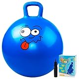 INPODAK Hüpfball für Kinder, Hüpfbäll ab 3 4 5 6 Jahre, 18 Zoll Hopper Ball, Sprungball für Jungen Mädchen, Kleinkinder Springbälle