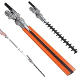 Heckenscherenaufsatz, Heckenschere Messer Universal 43cm Scherblatt Heckenscherenkopf Gartenschneider Heckenschere Aufsatz 65 Manganstahl Messer 26mm Lochdurchmesser