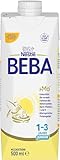 BEBA Junior 1-3 Jahre Milchgetränk trinkfertig, Babynahrung mit HMO 2'-FL, ohne Palmöl, 1er Pack (1 x 500ml)