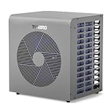 TURBRO 6.000 W DC-Inverter Wärmepumpe für Schwimmbecken, Elektrischer Poolheizer für Übererdpools und Spas bis 20 m³, Titan-Wärmetauscher, Bis zu 9,38 COP, IPX4 Wassergeschützt, 220-240V, Beluga B21V