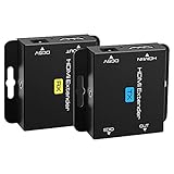 VEDINDUST HDMI Extender 200ft HDMI Ethernet RJ45 auf HDMI...