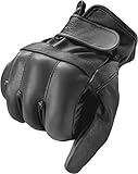 normani Security Quarzsandhandschuhe aus echtem Leder Farbe Dunkel-Schwarz Größe XXL