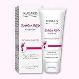 RUGARD Schöne Füße Fußbalsam, 100 ml: Intensive & antibakterielle Fußpflege für rissige & trockene Füße, mit Rosskastanienextrakt, Avocadoöl, Panthenol & Sheabutter