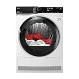 AEG Wärmepumpentrockner 8 kg, Serie 9000: AbsoluteCarePlus Daunentrocknung, Punktgenaue Trockenergebnisse mit 3D-Scan Restfeuchteermittlung, Energiekl. C, Trommelbeleuchtung, TR9H75680