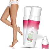 LOPHE Enthaarungsschaum, 2X100ML Haarentfernung Spray Beruhigender für Arme, Achseln, Beine, Haarentfernungs Mousse, Keine Hautirritationen, für Frauen und Männer