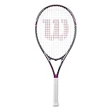 Wilson Tour Slam Freizeit-Tennisschläger für Erwachsene, Griffgröße 5,1-11,4 cm, Pink/Grau
