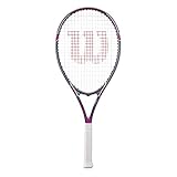 Wilson Tour Slam Freizeit-Tennisschläger für Erwachsene, Griffgröße 5,1-11,4 cm, Pink/Grau