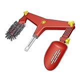 WOLF-Garten multi-star Dachrinnenreiniger GC-M (mit Schaufel & Brüste, entfernt Schmutz & Laub, mit Teleskopstiel Dachrinnen vom Boden aus säubern, passend für multi-star-System) 71ANA013650