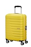 American Tourister Flashline Pop - Spinner S, Erweiterbar Handgepäck, 55 cm, 36/39 L, Gelb (Lemon Yellow)