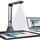 Bamboosang Dokumentenkamera X3, Tragbarer High Definition Dokumentenscanner, Aufnahme bis Größe A3, Mehrsprachige OCR, Englische Artikelerkennung, USB, SDK & Twain, Leistungsstarke Software