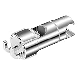 OSDUE Handbrause Halterung Verstellbar Duschhalterung 16-27mm Durchmesser, 360° Drehbar Brausehalter, Verchromte+ABS Grade Kunststoff, Brausehalter für Slide
