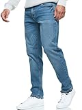 Indicode Herren INSantino Jeanshose aus 99% Baumwolle | Denim Stretch Jeans Männer Medium Dark Cloud 38/32